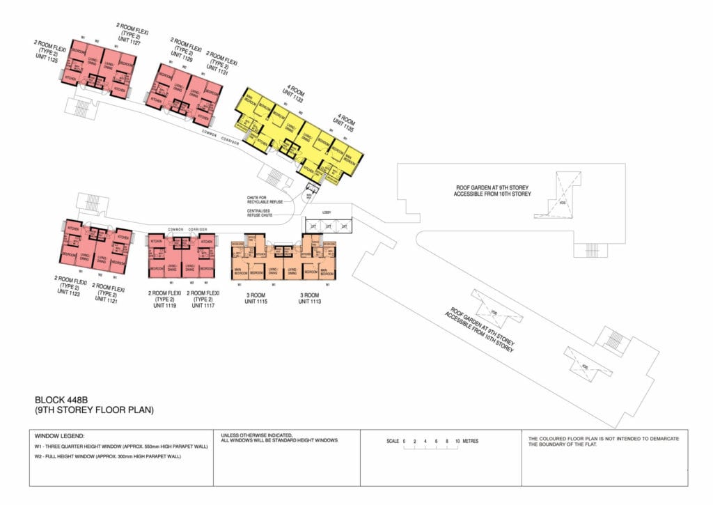 Punggol Point Cove Floor Plan for Storey 9