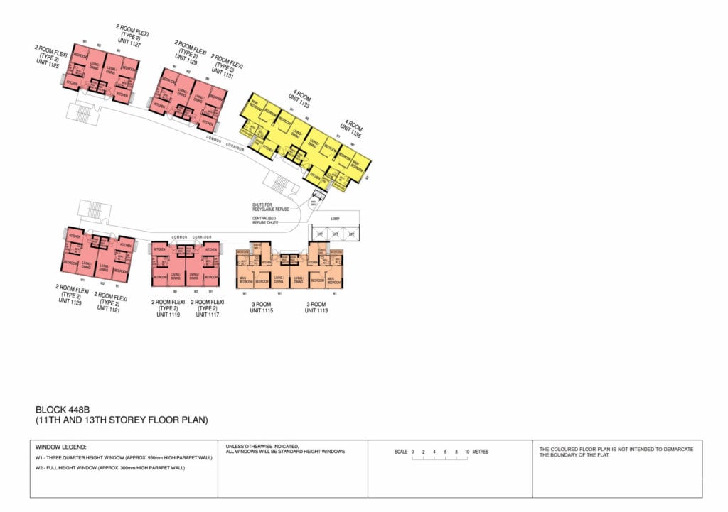 Punggol Point Cove Floor Plan for Storey 11-13